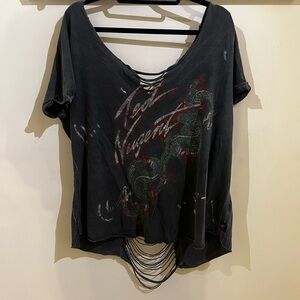 TRUNK LTD Women's Black TED NUGENT Graphic Tee